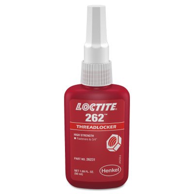 Loctite 135374 262 Threadlocker Medium to High Strength 50 ml Red