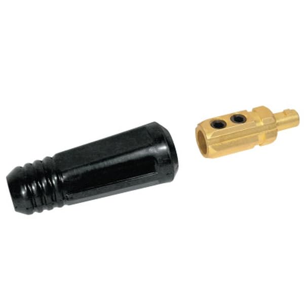 Best Welds 900-SK-95 Dinse Style Cable Plug & Socket, Male, Ball Point Connection, 3/0-4/0