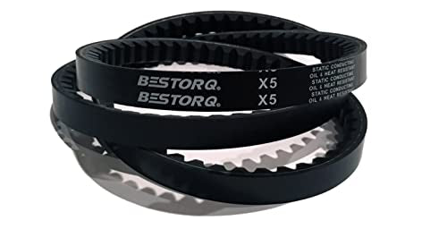 BESTORQ 3VX750 Rubber V-Belt Raw Edge Cogged 75 Inches Length Replacement 3VX750