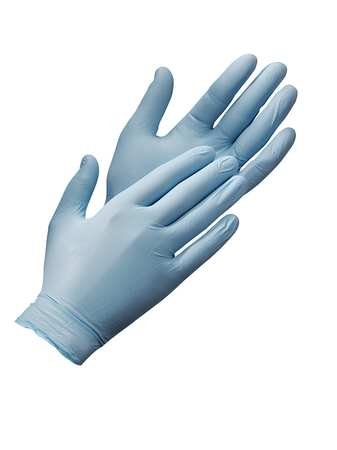 Showa 7005PFXL Disposable Nitrile Gloves XL Blue PK100