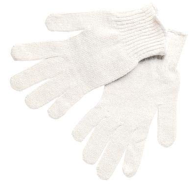 MCR Safety 9500LM String-Knit Gloves Large Hemmed Regular Weight Natural