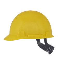 MSA 10074069 SmoothDome Cap Style Safety Hard Hat Fas-Trac III Polyethylene Yellow