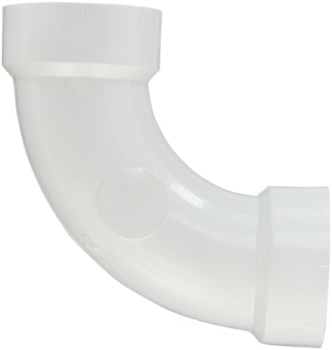 Spears P304-015 PVC DWV Pipe Fitting 1/4 Bend Long Sweep Elbow 1.5 Inch