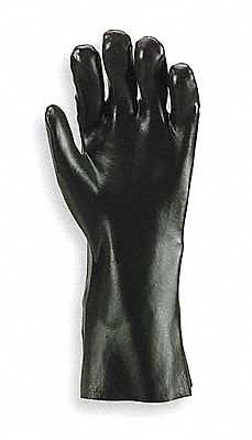 Showa 7712-10 Black Knight Gloves PVC 12 Gauntlet 7712-10