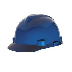 MSA 476928 Hard Hat FrtBrim Slotted PinLk Blue Large