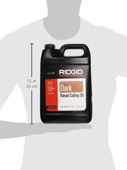 RIDGID 70830 Dark Thread Cutting Oil 1-Gallon Low-Odor Anti-Mist Formulation Dark Pipe Threading Oil