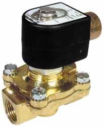 Parker Hannifin 12F23C2148ACF Brass Solenoid Valve 3/4 Inch NC 0/150 PSI