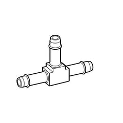 Johnson Controls F-700-84 Tee Coupling Barb x Barb x Barb 1/4 x 1/4 x 5/32