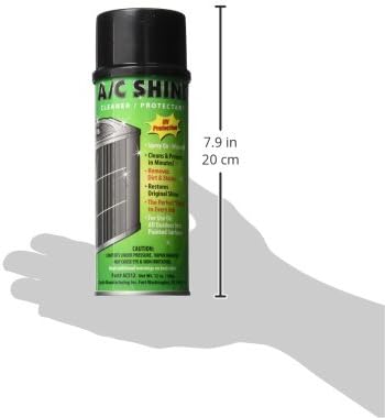 Nu-Calgon 61118 AC Shine Outdoor Air Conditioner Cleaner and Protectant 12 oz