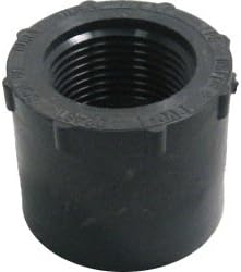 Spears 838-211 PVC Schedule 80 Flush Reducer Bushings, Spigot and FIPT, 1-1/2 Inch by 1 Inch