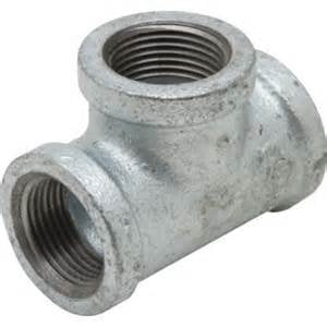 Matco-Norca ZMGT04 Galvanized Malleable Iron Tee 150 PSI 3/4 Inch