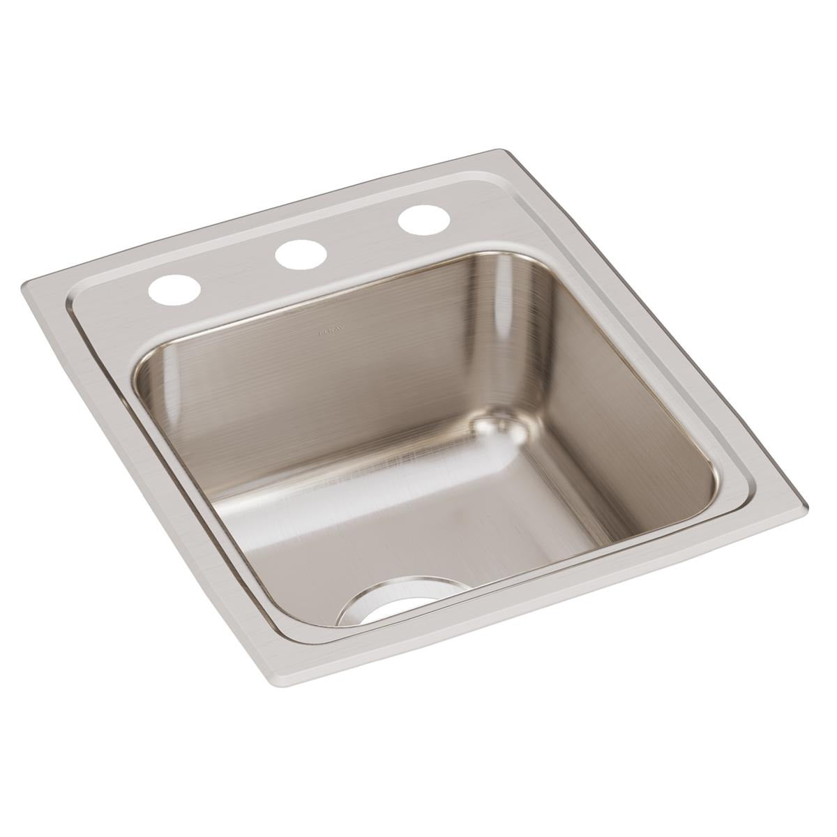 BSC PREFERRED Bsc Preferred LR15173 Stainless Steel Bar Sink 15x17.5