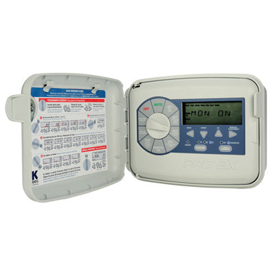 K-Rain 3202-P Pro EX 2.0, with Pigtail and 4 Station Expansion Module, 115VAC Internal Transformer