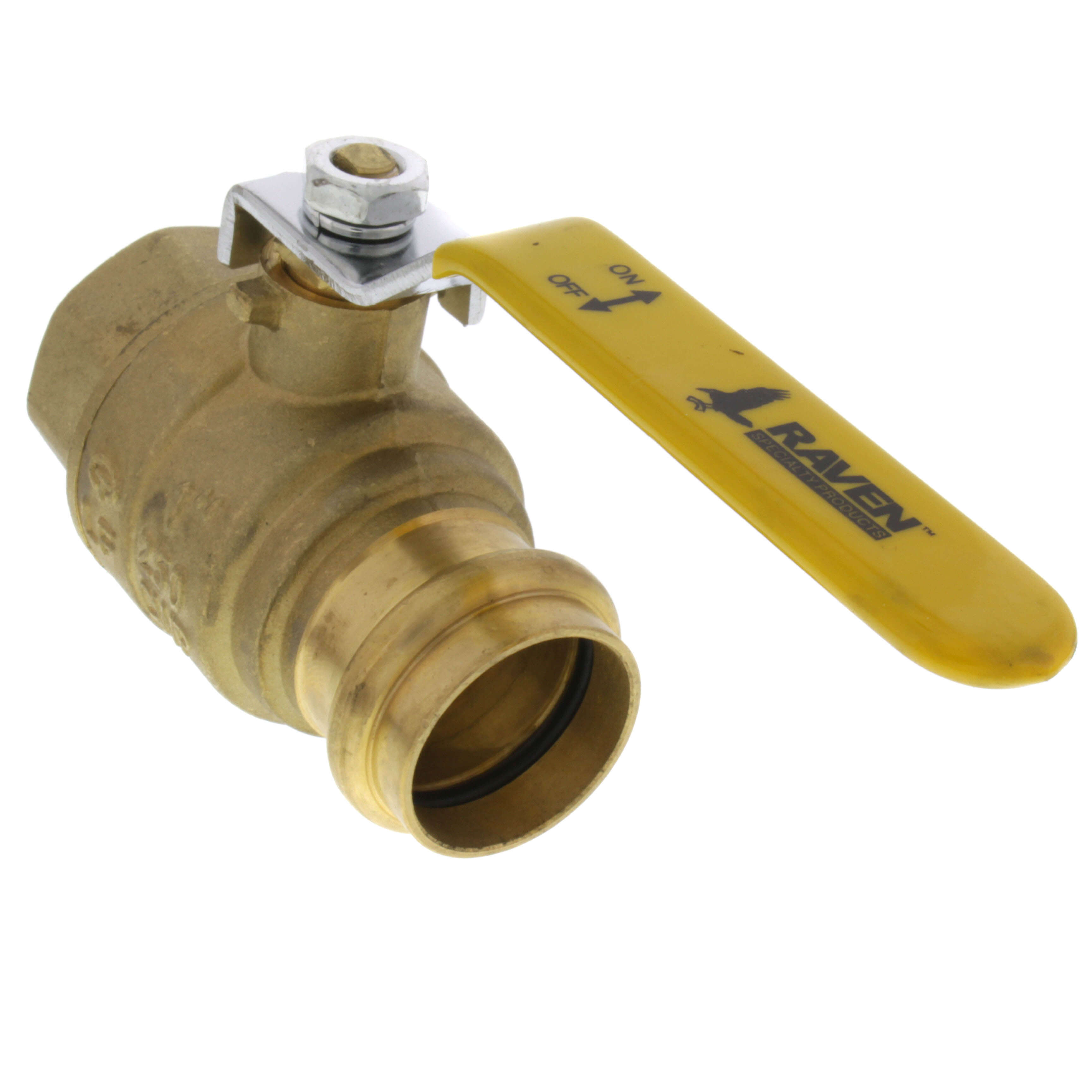 Everflow 320T001-NL 1 Press X FIP Brass Ball Valve Lead Free