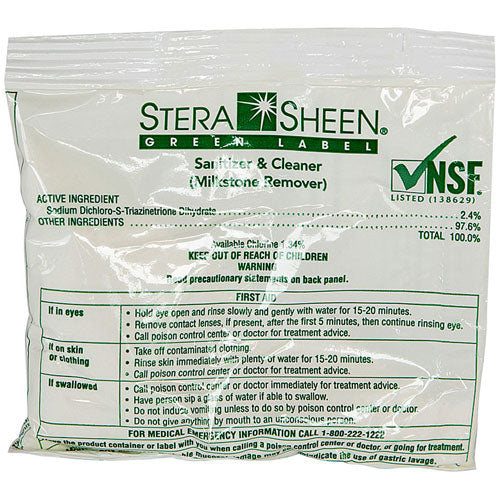 CLEANER STERA-SHEEN GREEN 100 PACK 010425P for Taylor Freezer TAF010425P