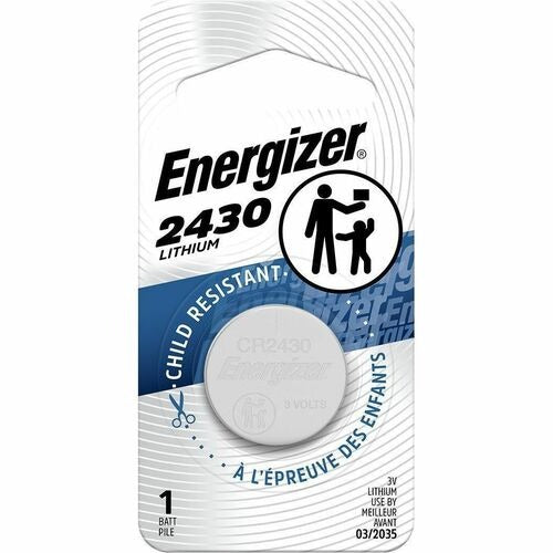 ENERGIZER Eveready Battery Co Inc EVEECR2430BP CR2430 3V Lithium Battery