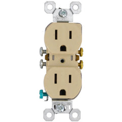 Pass & Seymour 3232I Duplex Type Thermoplastic Material 5-15R Configuration 3