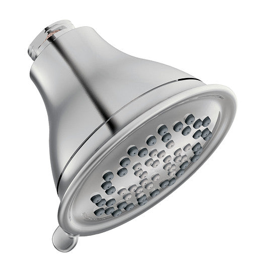 Moen 3233EP Chrome Three-Function 4 Diameter Spray Head Eco-Performance Showerhead