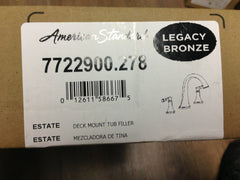 American Standard 7722900.278 Estate Deck Mount Tub Filler Legacy Bronze