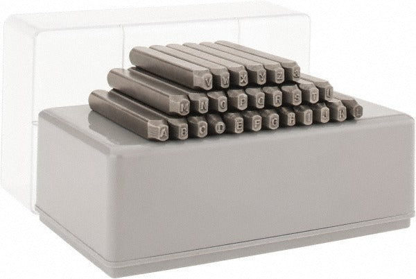 C H HANSON C.h. Hanson 25100 Reverse Stamp Set 3/32 in 27 Pc