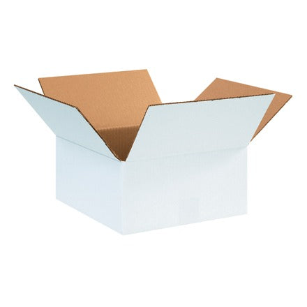 BSC PREFERRED Bsc Preferred 12124W White Corrugated Shipping Box 25-pack