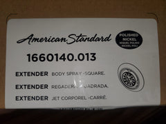 American Standard 1660140.013 Extender Body Spray Square Polished Nickel