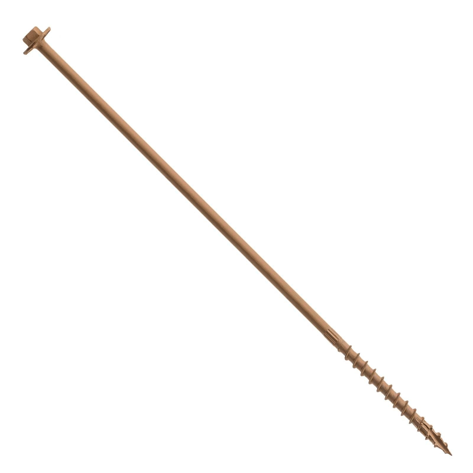 SIMPSON STRONG-TIE Simpson Strong-Tie SDWH191000DB-RP1 Strong-Drive SDWH Timber-Hex Screw 0.195 x 10 in (1 Pack) BITHEXR516-R1