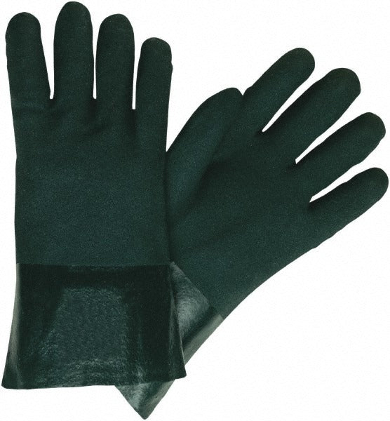 MCR SAFETY Mcr Safety 6422 Pvc Chemical Resistant Gloves Large