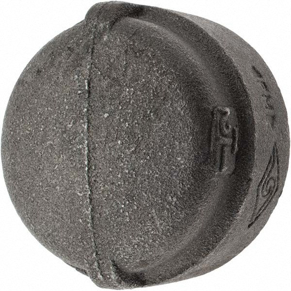 VALUE COLLECTION Value Collection 13577G Black Iron End Cap 1-1/2 in Threaded