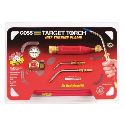 Goss KX3B Target Torch Air-Acetylene Outfit 5/16 in 7/16 in B Cyl Reg Fitting