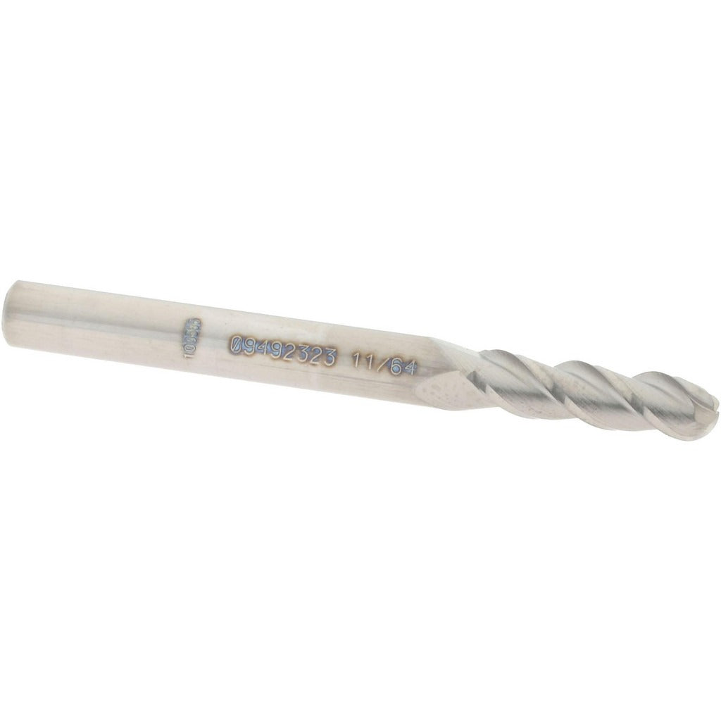 ACCUPRO Accupro 12184334 Ball End Mill 0.1719 in 3 Flute Carbide