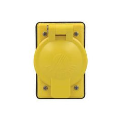 Leviton 7420-CR Receptacle Cover Plate Weather-Resistant 1 Gang 4.35 in H x 24 in W