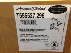 American Standard T555527.295 Town Square Pressure Balance Shower Trim Kit W/Flowise 3 Function Shower Head