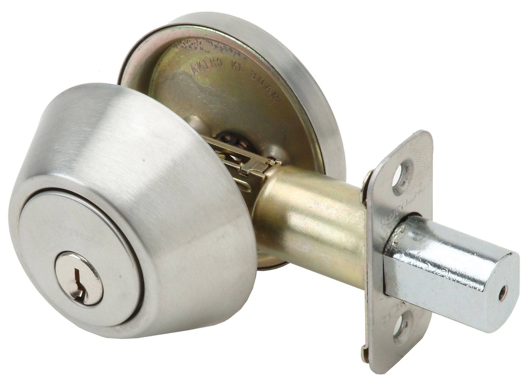 PAMEX Pamex FD261 Single Cylinder Deadbolt Grade 3 Satin Stainless