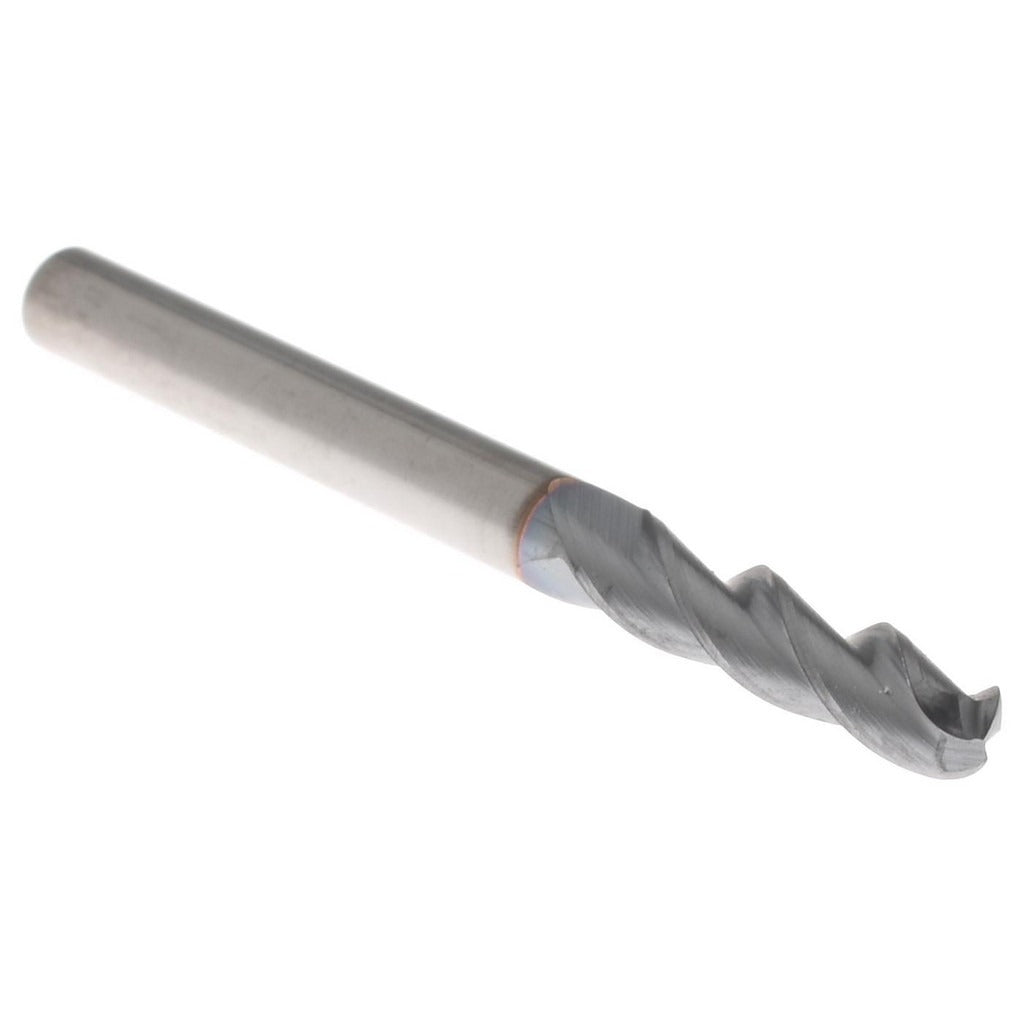ACCUPRO Accupro 2500208 Ball End Mill 1/8 in 3 Flute Solid Carbide