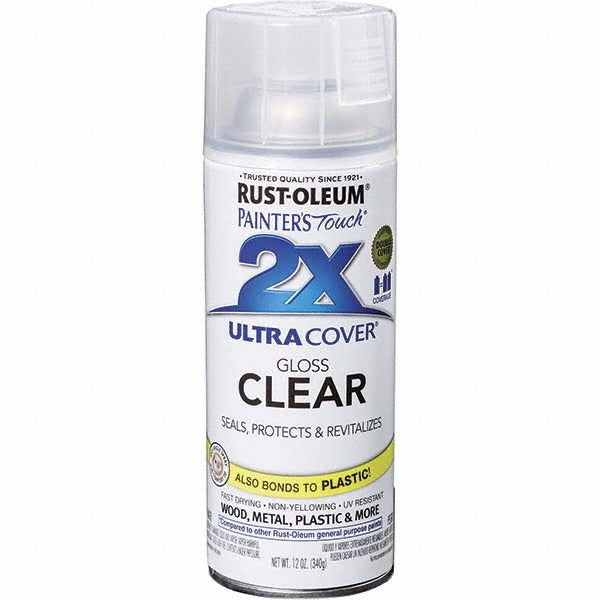 RUST-OLEUM Rust-oleum 334029 Clear Gloss Enamel Spray Paint 12 Oz