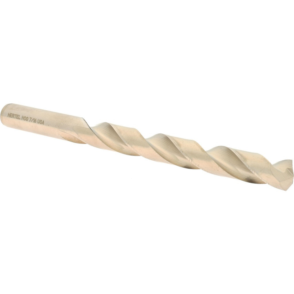 HERTEL Hertel 04138434 Cobalt Jobber Drill Bit 7/16 Inch