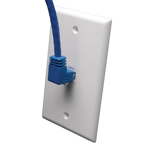 TRIPP LITE Tripp Lite N204-010-BL-UP Cat6 Angled Patch Cable 10ft