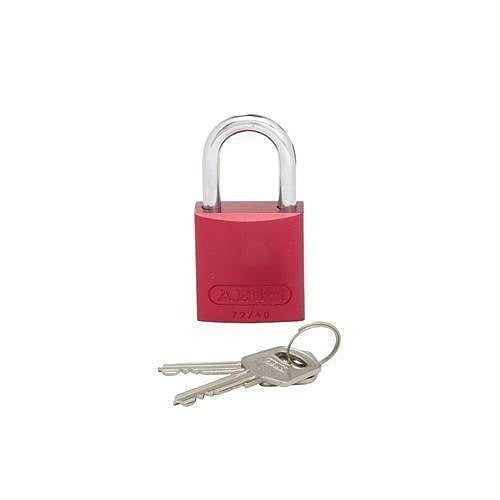 PANDUIT Panduit PSL-7 Aluminum Body Padlock Red