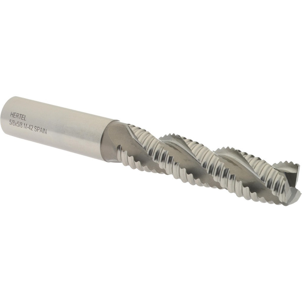 HERTEL Hertel 91192195 Roughing End Mill 5/8 in 3 Flute Cobalt