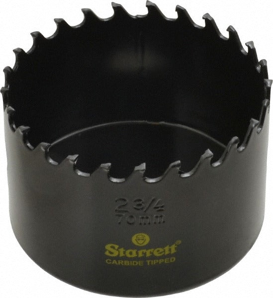 STARRETT Starrett 65630 Hole Saw 2-3/4 in Carbide Tipped