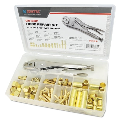 Gentec CK-5SP Hose Repair Kits Includes Splicers Crimping Tool Couplers Nuts Nipples