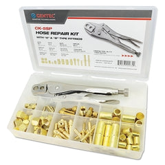 Gentec CK-5SP Hose Repair Kits Includes Splicers Crimping Tool Couplers Nuts Nipples