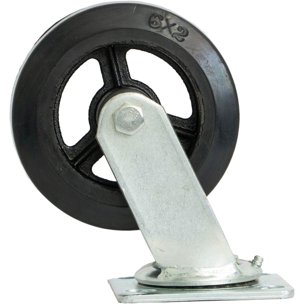 PRO-SOURCE Pro-source PRO-SC0621 Swivel Plate Caster 6 Inch 750 Lb