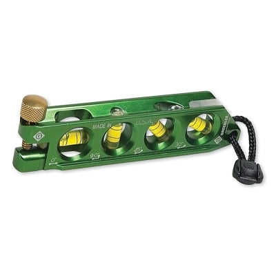 Greenlee L77 Mini Magnetic Bubble Level with Conduit Bending Offset Aid