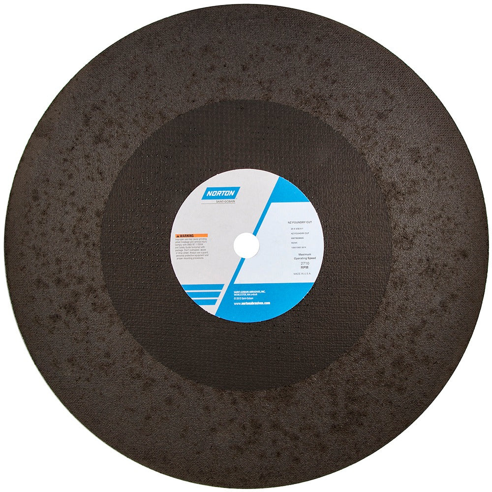 NORTON Norton 69078608926 Cut-off Wheel 20 in Zirconia Alumina