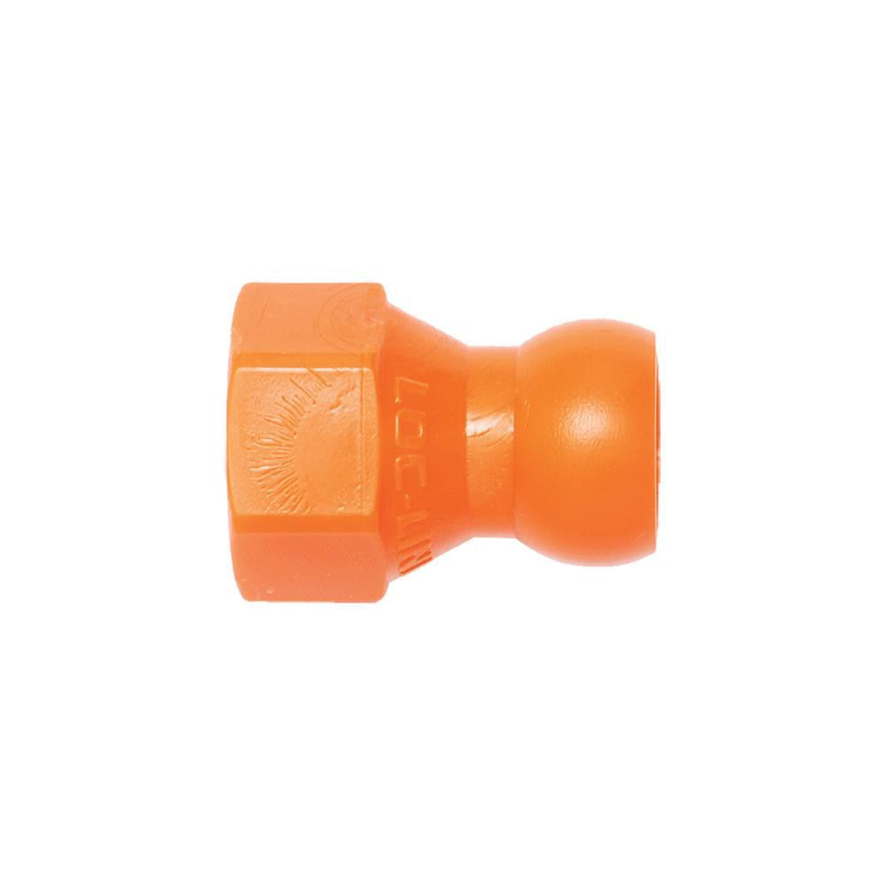 LOC-LINE Loc-line 41414 Sae Flare Nut Adapter 1/4 in Hose Id 4 Piece
