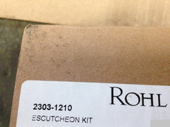 Rohl 2303-1210 Escutcheon Kit Sold As 10 Bags Per Box