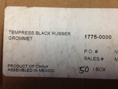 ROHL 1775-0000 Tempress Black Rubber Grommet POWER (50 PACK) REPLACEMENT MPN