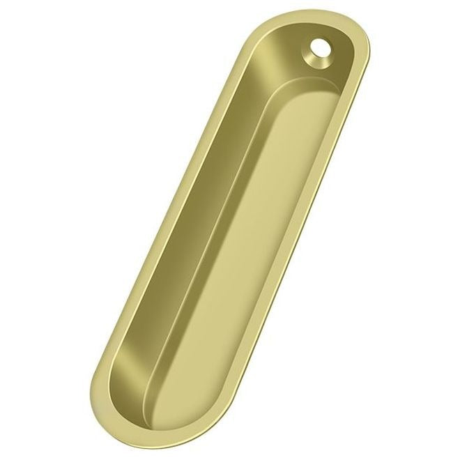 DELTANA Deltana FP828U3 Flush Pull 4x1x0.5 in Bright Brass
